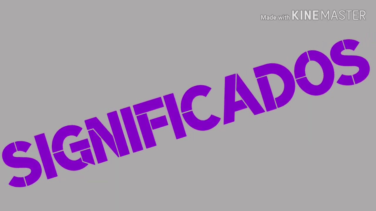 Significados - YouTube