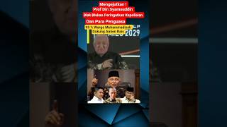 Prof. Din Syamsuddin Involved 95 Percent of Muhammadiyah Members in Supporting Amien Rais