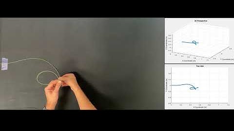 Fiber optic shape sensing demonstration