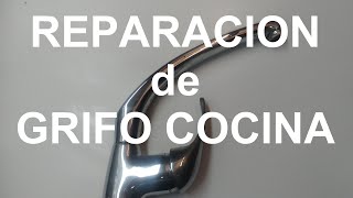 Reparacion grifo cocina