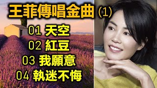 王菲傳唱金曲 1内附歌詞01 天空   02 紅豆   03 我願意   04 執迷不悔