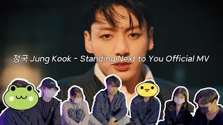 정국 Jung Kook - Standing Next to You Official MV Reaction | ENG sub