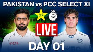 PAKISTAN vs PCC SELECT XI LIVE DAY 1 WARM-UP MATCH LIVE COMMENTARY REACTION