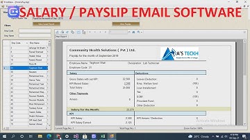 Pay Slip Salary Slip Generation System || Salary Slip Email Notification Software #shorts