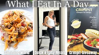 Slimming World & Calories Included  Crimpit Wrap Giveaway  What I Eat In a Day