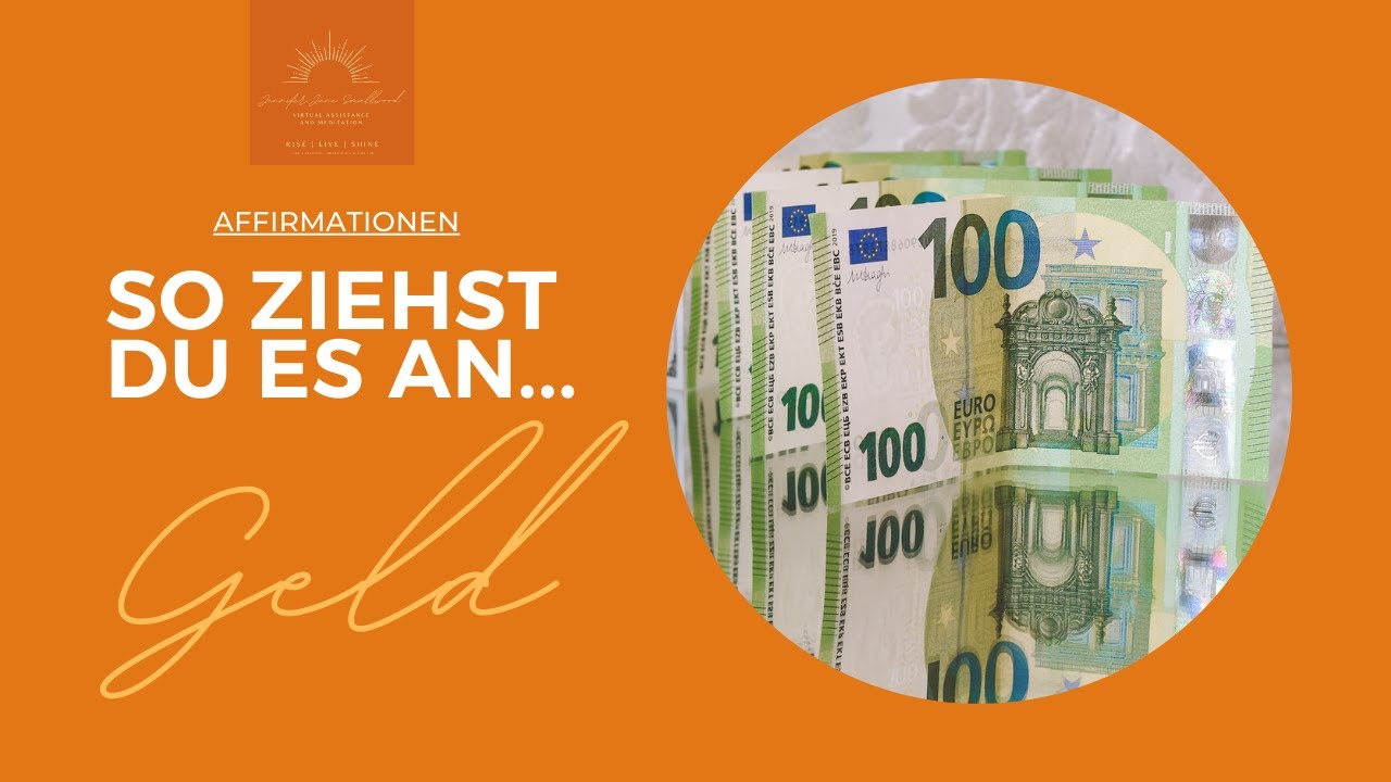 Einstellung zu Geld ändern. Wie Du Geld durch positives denken magisch anziehst.