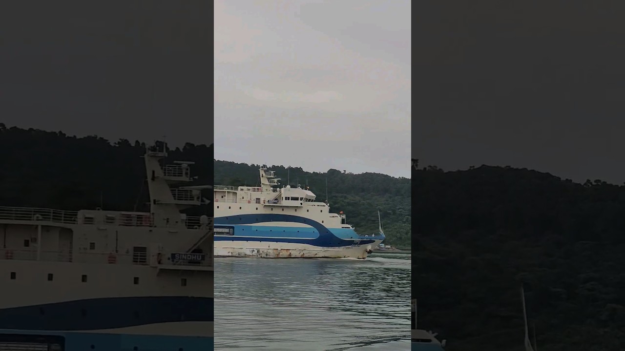 M.V. Sindhu leaving Port Blair 