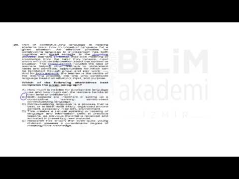 Türkiye Geneli Deneme Sınavı 02 - ÖABT - İngilizce Soru Çözümü