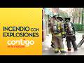 EMERGENCIA EN SANTIAGO: Tres explosiones se registraron en cámara subterránea - Contigo en la Mañana