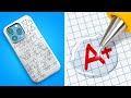 COOL VS BORING PHONE 🤩 Awesome Crafts to Custom your Phone for Smart Students by 123 GO!