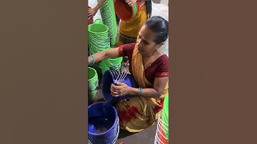 How are plastic Bucket made inside the Factory #viralvideo