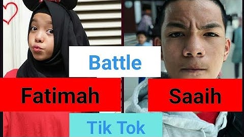 Battle Tik Tok Saaih Halilintar vs Fatimah Halilintar | Best TikTokers Indonesia |