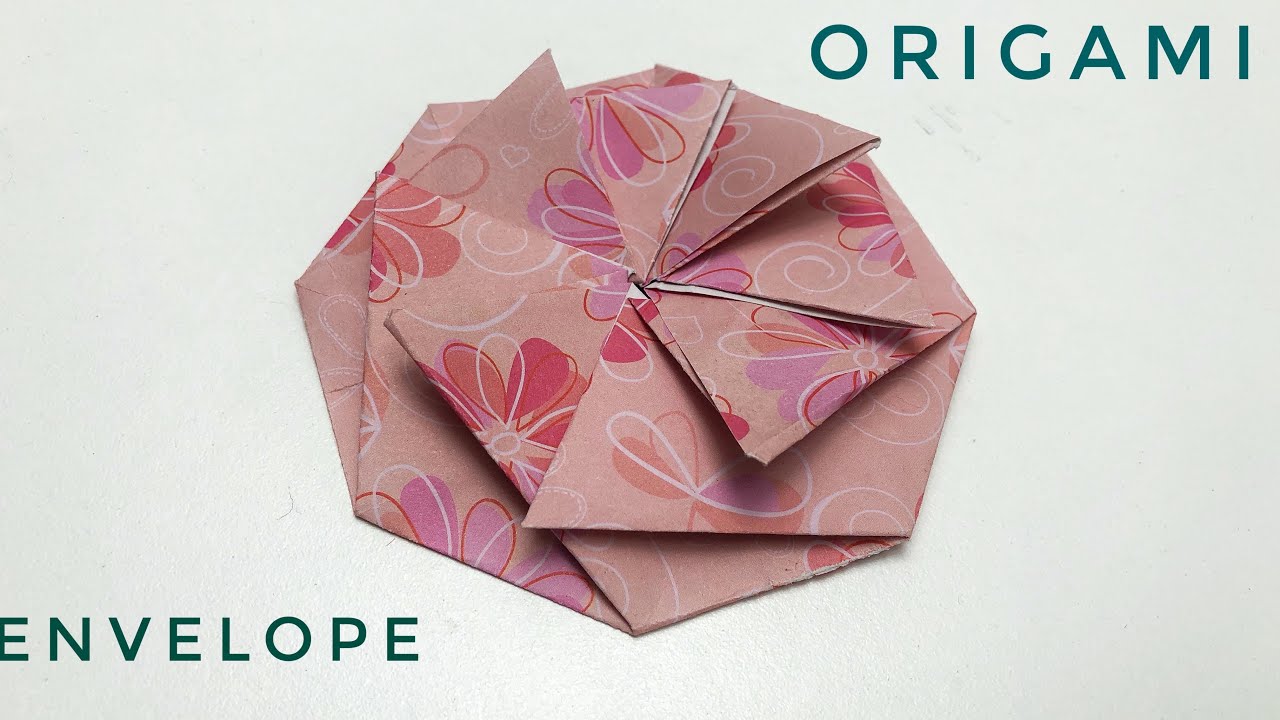 Origami Paper Handbag Shape Envelope 🎀 [Without Glue Tape]