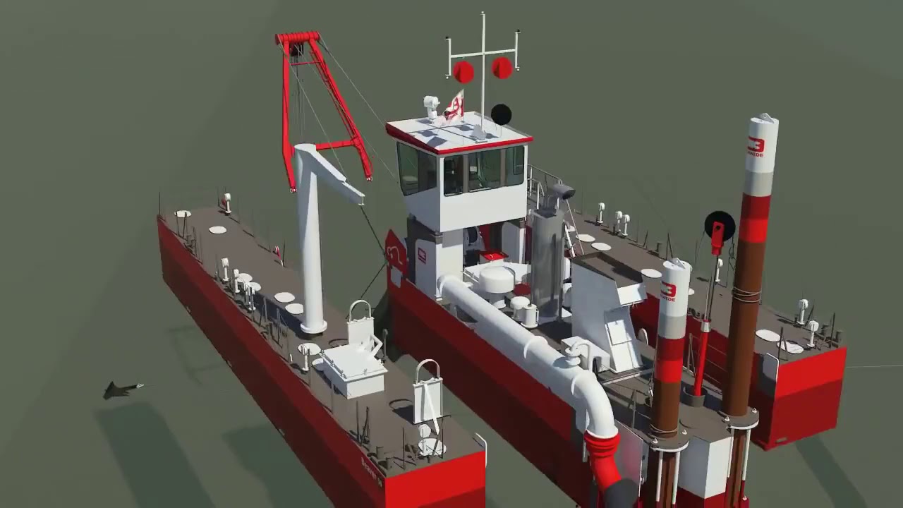 How the dredger works? - YouTube