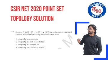 CSIR-NET 2020 || Real analysis solution || Point set Topology || path connected || interior