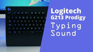 Logitech G213 Prodigy Mechanical Feeling Keyboard Typing Sound - Thanalysis