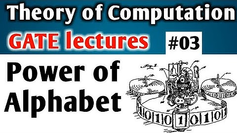Theory of Computation in Hindi | Power of Alphabet in Automata in TOC | TOC GATE lectures