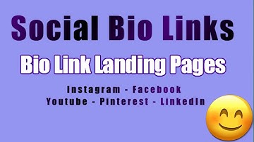 Instagram Bio Multiple Links Landing Page