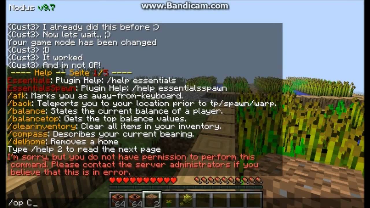 Minecraft Hamachi Gamemode Changer Bypass Hack YouTube