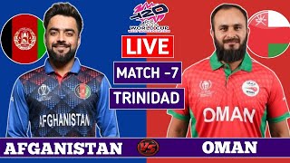 Live: Oman vs Afghanistan, 7th t20 | OMA vs AFG 7th T20 Live – WC 2024 Warm-Up Live Match Today