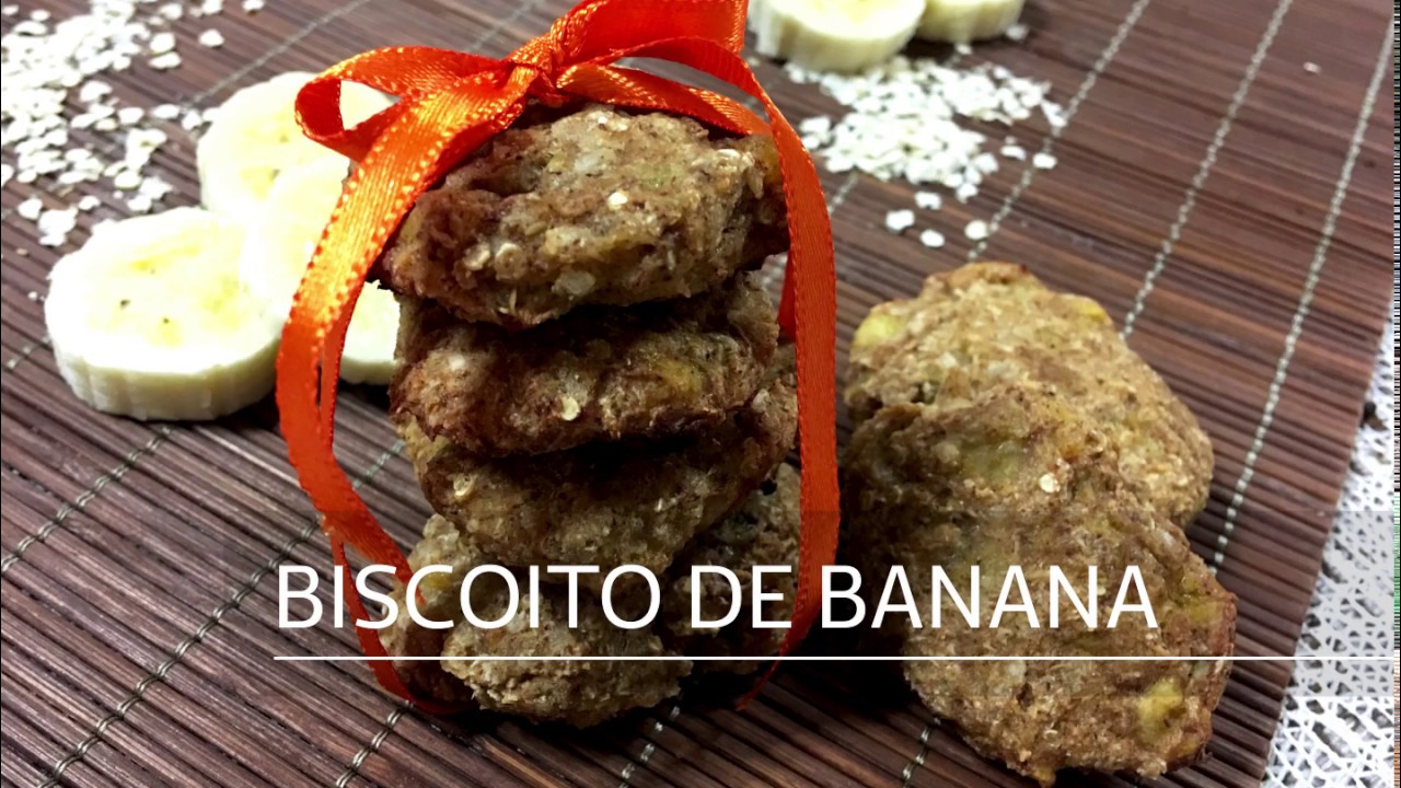 VIVER BEM RECEITA BISCOITO DE BANANA