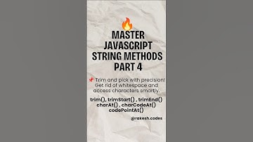 🔥 Master JavaScript String Methods– Day 10 of #100DaysOfCode #JavaScript #shorts #js #codeeveryday