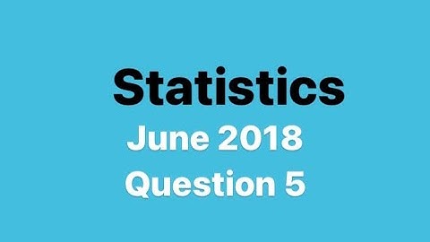 CXC (CSEC) Math Paper 2 | June 2018 Question 5 (Live Class - Webinar)