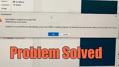 Fix AVD Error: HAXM Device Not Found