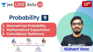 JEE: Probability L9 | Class 12 | Unacademy JEE | JEE Maths | Nishant Vora