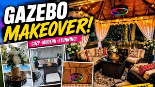 GAZEBO MAKEOVER 2026 | The Ultimate Backyard Outdoor Living Transformation! 🌿✨