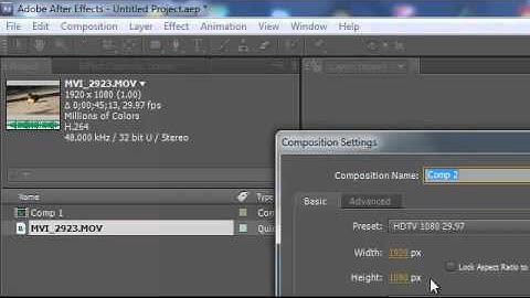 Adobe After Effects CS5 Tutorial (Part 1)