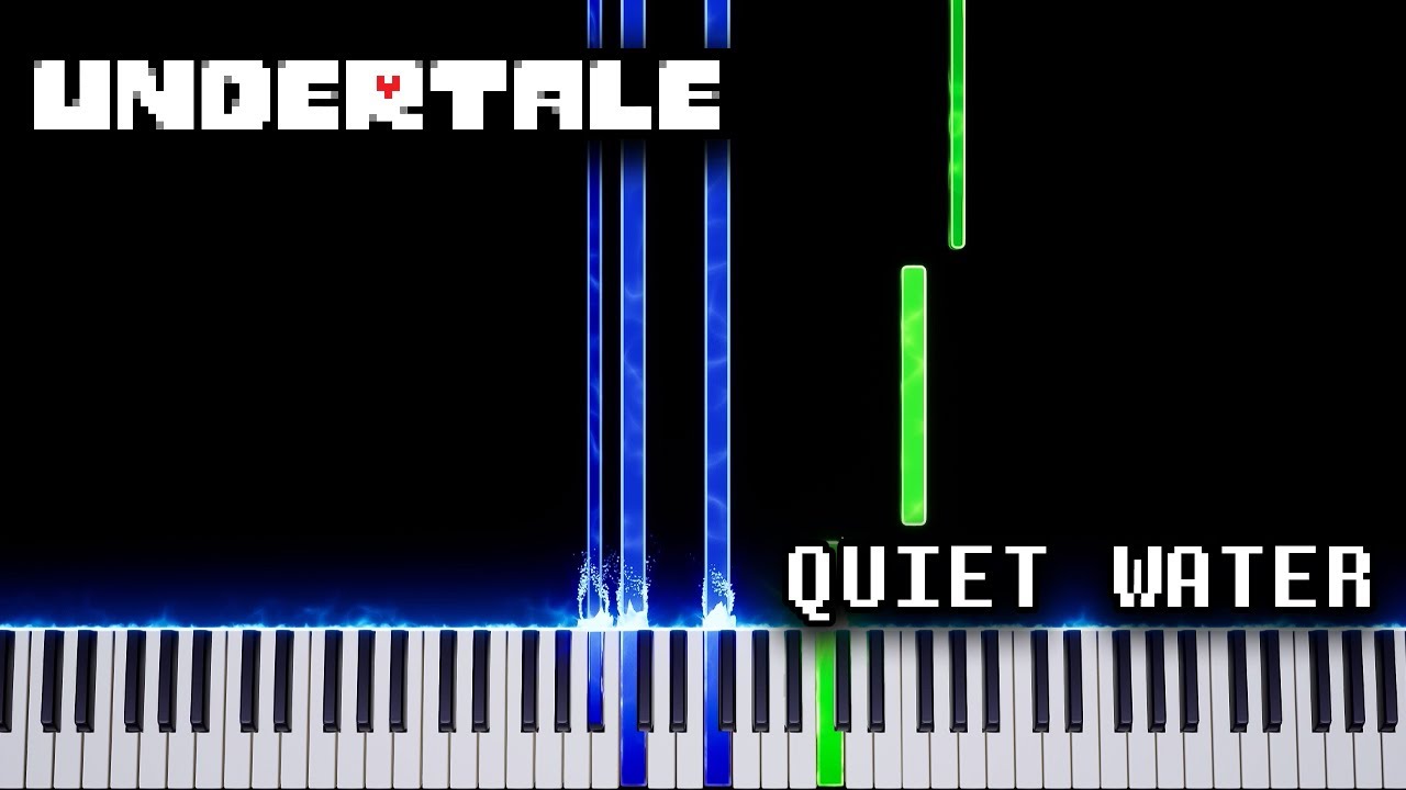 Quiet Water Undertale (Piano Tutorial) YouTube