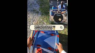 Behind the scenes of this random buy #drummer #drumming #random #drumlife #drummingforhealing #drums