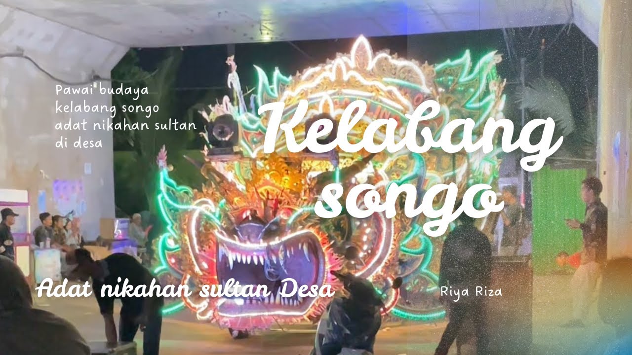 Pawai Budaya Kelabang Songo Adat Nikahan Sultan di Desa 