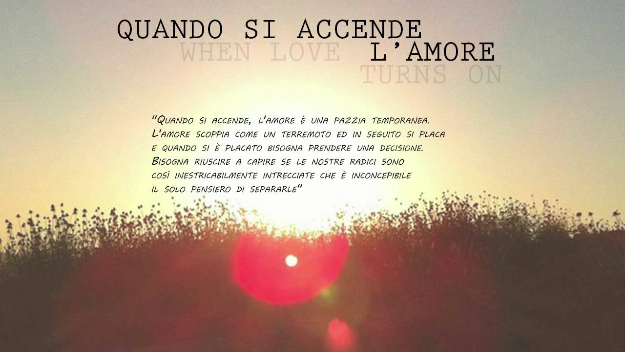 1 Alessio Pizzotti Quando Si Accende L Amore Youtube