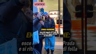 Emma Marrone Sorpresa Dai Fan Alluscita Dal Negozio Di Prada