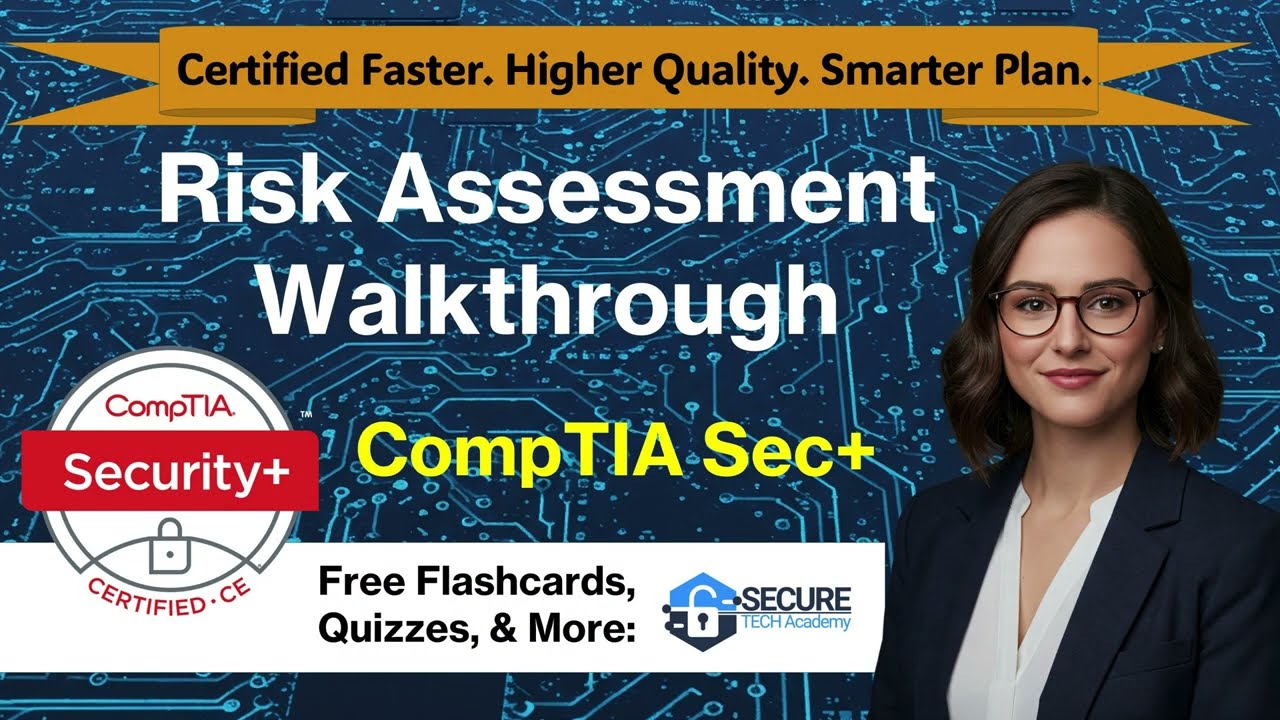 🔍 Real-World Cybersecurity Risk Assessment Walkthrough | GRC Course 9 | CompTIA Security+