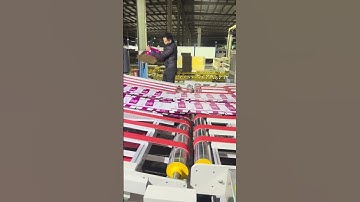 servo control high speed cardboard counting stacker and stripper vibrator #counterstacker  #stacker