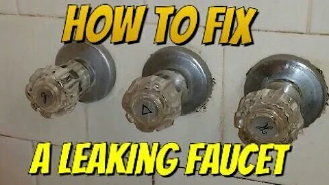 How to fix a leaking bathtub faucet