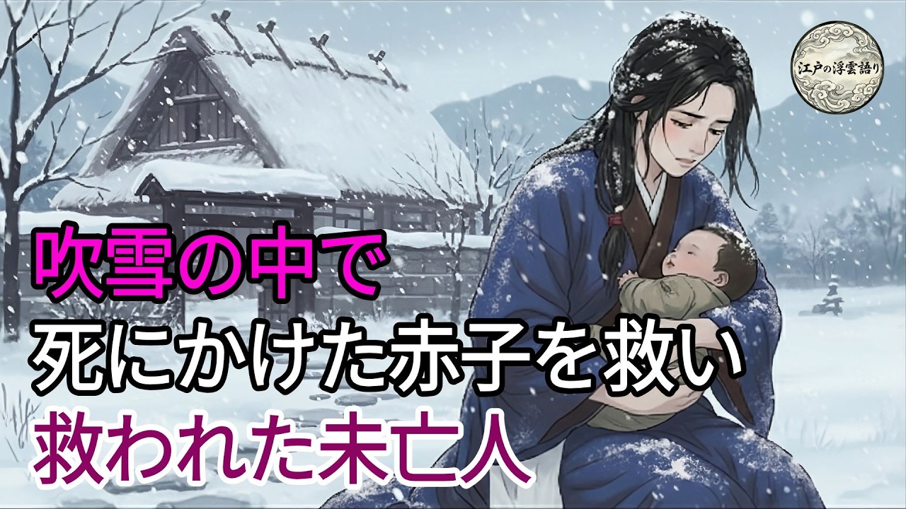 28歳未亡人が雪の中の赤子を救った結果、平凡な山村がとんでもないことになった | 江戸時代 | 民話 | 野談 | 時代劇 | 昔話 | 説話 | 朗読 | 伝説 |