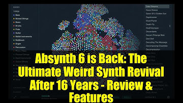 Absynth 6 is Back: The Ultimate Weird Synth Revival After 16 Years - Review & Features