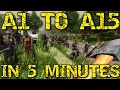 7 days to die Alpha 1 to Alpha 15 in 5 minutes.