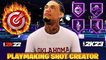 *NEW* BEST PLAYMAKING SHOT CREATOR BUILD for NBA 2K23 & NBA 2K22 BEST BADGES + BEST BUILD NBA 2K22!