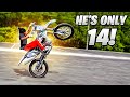 I LET A 14 YEAR OLD KID RIDE MY DIRTBIKE AND THIS HAPPENS ! | BRAAP VLOGS