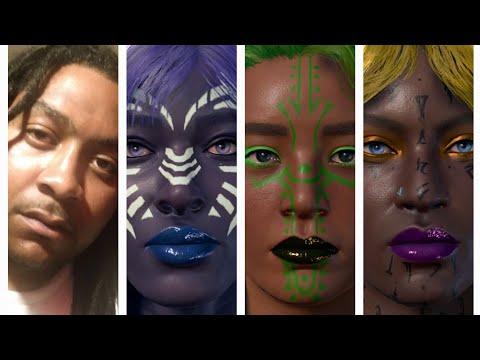 My Three Spirit guides Full Image - A.I. tribute
