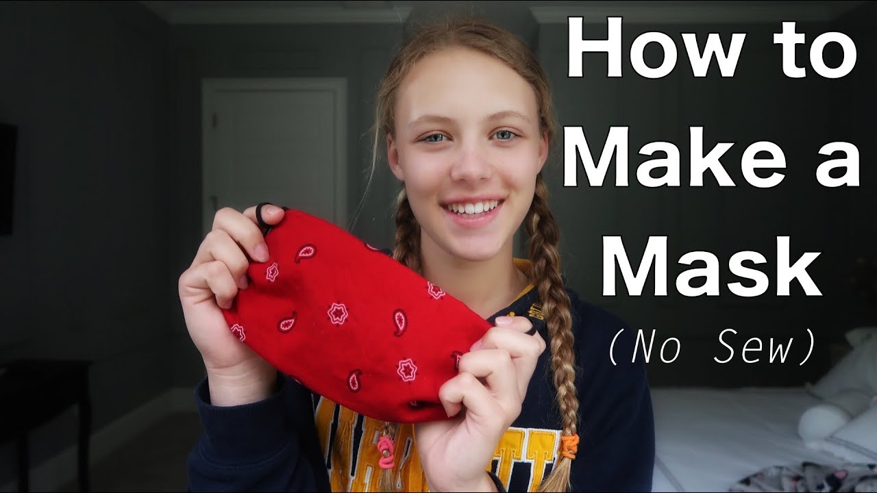 How to Make an EASY Face Mask (No Sew!) YouTube