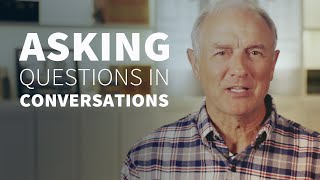 How can questions guide conversations?