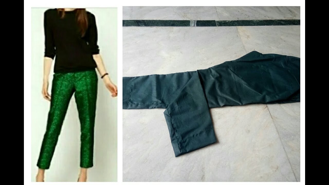 Ladies Trousers // Pant cutting and stitching in very easy method YouTube