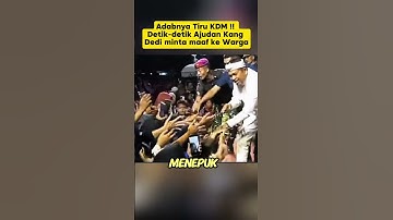 Adabnya Tiru KDM !! Detik-detik Ajudan Kang Dedi minta maaf ke Warga #shorts #kdm #dedimulyadi