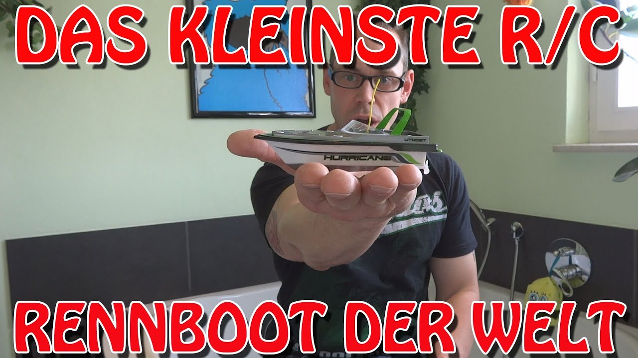 Das Kleinste Rc Rennboot Der Welt Vorstellung Youtube